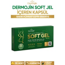 Dermojin Hünnap Bitkisel Karışım Yağlar Içeren 30 Adet Soft Jel Kapsül Türkiye Menşeli Takviye Edici