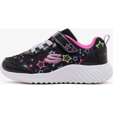 Skechers Bounder Küçük Kız Çocuk Siyah Spor Ayakkabı 303167N Bkmt