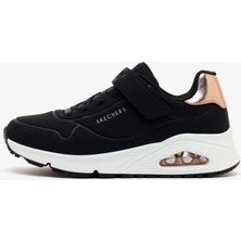 Skechers Uno Gen1 - Shimmer Core Büyük Kız Çocuk Siyah Sneakers 310546L Blk