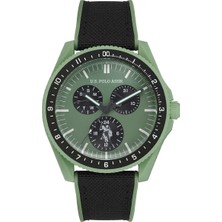 U.s. Polo Assn. USPA1053-04 Quartz Nato Siyah-Yeşil 40 mm Erkek Kol Saati