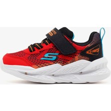 Skechers Meteor-Lights 2.0 Küçük Erkek Çocuk Kırmızı/siyah Işıklı Spor Ayakkabı 401490N Rdbk