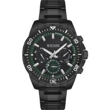 Wesse WWG207603 Quartz Çelik Siyah 45 mm Erkek Kol Saati