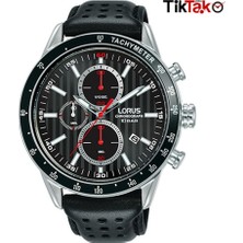 Lorus RM335GX9 Quartz Deri Siyah 10 Atm 45 mm Erkek Kol Saati