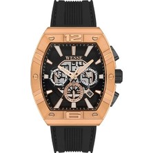 Wesse WWG402203 Quartz Silikon Siyah Rose Kasa 41 mm Erkek Kol Saati