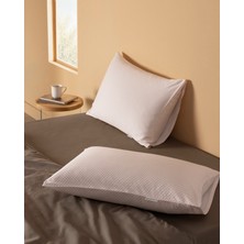Madame Coco Alexis %100 Pamuk Saten Baskılı 2'li Yastık Kılıfı - Turuncu