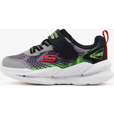 Skechers Meteor-Lights 2.0 Küçük Erkek Çocuk Gri Işıklı Spor Ayakkabı 401490N Gybk