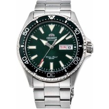 Orient RA-AA0004E39B Kurmalı Otomatik Çelik Gri Yeşil Kadran 20 Atm 42 mm Erkek Kol Saati