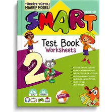 2. Sınıf Smart English Test Book Worksheets Ingilizce Soru Bankası ve Etkinlik Kitabı – Türkiye Yüzyılı Maarif Modeli – 276 Soru 92 Etkinlik