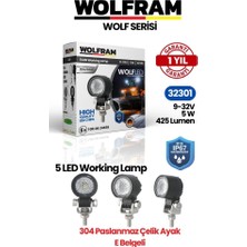 Wolfram 32301 Çalışma Lamba Wolfram Yuvarlak Mini 9-32V