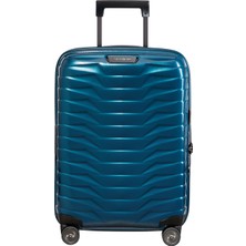 Samsonite Proxis Spinner Petrol Mavisi - 55/20  Körüklü Kabin Boy  Valiz