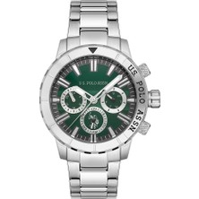 U.s. Polo Assn. USPA1026-12 Quartz Çelik 45 mm Gri Erkek Kol Saati