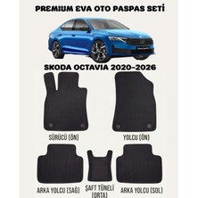 Feyza Oto Skoda Octavia Serisi 2020 - 2026 Arası Araca Özel Premium Eva Paspas Takımı 2 Yıl Garantili Araca Birebir Uyumlu Kalıplar