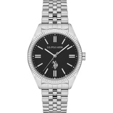 U.s. Polo Assn. USPA1096-03 Quartz Çelik Gri Siyah Kadran 42 mm Erkek Kol Saati