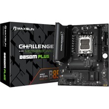 Maxsun Challenger B850M Plus Wıfı 8000(OC) Dp HDMI M.2 Matx Ddr5 Am5 Anakart