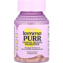 Lemme Purr Vajinal Sağlık Için Probiyotik 60 Adet Kapsül Usa Menşeii DMMEDİCİNEDEN23498456872