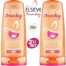 L'oreal Elseve Dream Long Keratin ve Hint Yağı Saç Bakım Kremi 175ML x 2 Adet Avantaj Seti