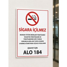 Korkmaz Group Levha Sigara Içilmez Uyarı Levhası 25X35 cm Uv Baskı Pvc Dekota