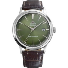 Orient RA-AC0029E30B Otomatik Deri Kahverengi Yeşil Kadran 40 mm Erkek Kol Saati