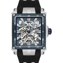 Cerruti 1881 CIWGR0053703 Otomatik Silikon Kordon Siyah 42X55 mm Erkek Kol Saati