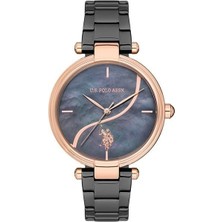 U.S. Polo Assn. U.s Polo Assn USPA2021-04 37 mm Füme Çelik Kadın Kol Saati