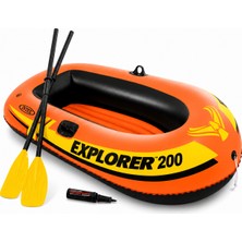 Welcomein Explorer Bot 200 Set (Kürek Pompa) 185X94X41 cm