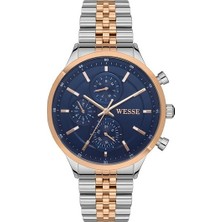 Wesse WWG207401 Çelik Rose Gold/metalik Gri 43 mm Erkek Kol Saati