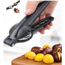 Empressco 1 Adet Yeni Tasarım Ergonomik Paslanmaz Çelik Hazneli Ceviz Kırıcı Kestane Kesici