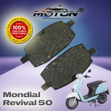 Moton Mondial Revival 50 Uyumlu, Yüksek Kaliteli Ön Disk Fren Balatası