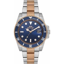 Slazenger SL.09.2518.1.06 Quartz Çelik Rose/gri Lacivert Kadran 43 mm Erkek Kol Saati