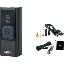 Exen Enc 150 Ps Şarjlı  Lastik Şişirme 12V 1,5 Ah 150 Psı