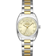 Slazenger SL.09.2597.3.110 Quartz Çelik Gri Sarı 28 mm Kadın Kol Saati