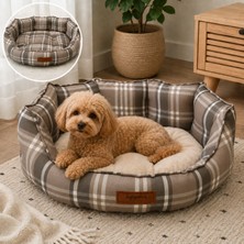 Jungolica Pet Products Carina Çift Taraflı Minderli Yıkanabilir Kedi ve Köpek Yatağı, 4 Mevsim Kullanım, Kaydırmaz Taban, Tüm Irklara Uygun