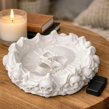 Belirtilmemiş Dekoratif Kuru Kafa Model Küllük Obje