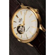 Orient RA-AG0003S30B Otomatik Deri Kahverengi Beyaz Kadran 41 mm Erkek Kol Saati