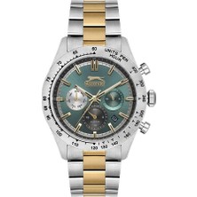 Slazenger SL.09.2419.2.06 Quartz Çelik Altın/gri 44 mm Erkek Kol Saati