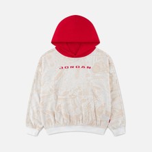 Nike Jdb Mj Brk Lsr Po Hoodıe Bej Sweatshirt 95G391-782