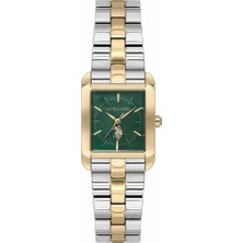 U.s. Polo Assn. USPA2152-02 Quartz Çelik Gri Altın Rengi 22X30 mm Kadın Kol Saati