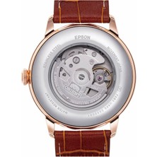 Orient RA-AK0801S30B Otomatik Deri Kahverengi Beyaz Kadran 42 mm Erkek Kol Saati