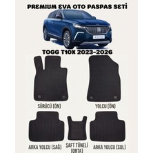 Feyza Oto Togg T10X Serisi 2022 - 2026 Arası Araca Özel Premium Eva Paspas Takımı 2 Yıl Garantili Araca Birebir Uyumlu Kalıplar