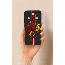Vip Case Honor Magic 8 Lite Uyumlu Sarı Kırmızı Sarmaşık Desenli Silikon Kılıf