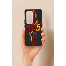 Vip Case Vivo V30 Uyumlu Sarı Kırmızı Sarmaşık Desenli Silikon Kılıf