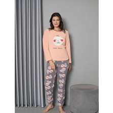 Lady Wellsoft Cute Pijama Takımı Alt Üst