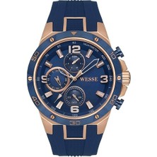Wesse WWG402305 Quartz Silikon Mavi 45 mm Erkek Kol Saati