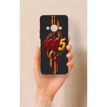 Vip Case Redmi A3 Uyumlu Sarı Kırmızı Sarmaşık Desenli Silikon Kılıf