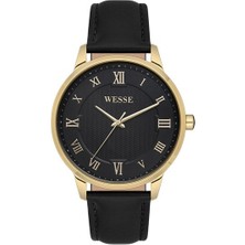 Wesse WWG208004 Quartz Deri Siyah 42 mm Erkek Kol Saati