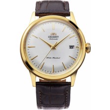Orient RA-AC0M01S30B Otomatik Deri Kahverengi Beyaz Kadran 38 mm Erkek Kol Saati