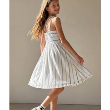 Dereff Summer Çapraz Bağlamalı Elbise 7-8 Yaş