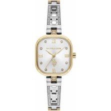 U.s. Polo Assn. USPA2167-02 Quartz Çelik Gri Altın Rengi 24X30 mm Kadın Kol Saati