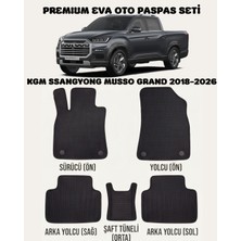 Feyza Oto Kgm Ssangyong Musso Grand Serisi 2018 - 2026 Arası Araca Özel Premium Eva Paspas Takımı 2 Yıl Garantili Araca Birebir Uyumlu Kalıplar