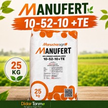 Manufert 10-52-10+Te Ithal Yüksel Fosforlu Gübre 25KG